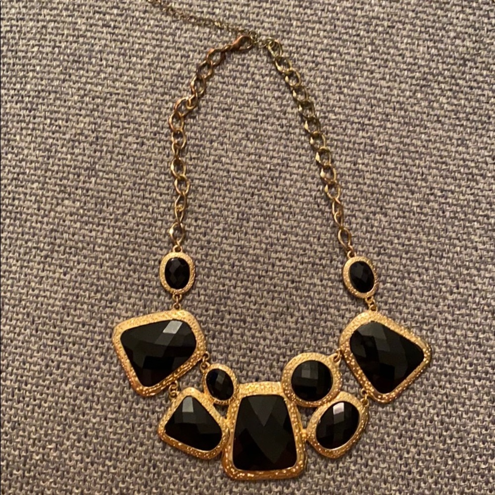 Black and gold necklace